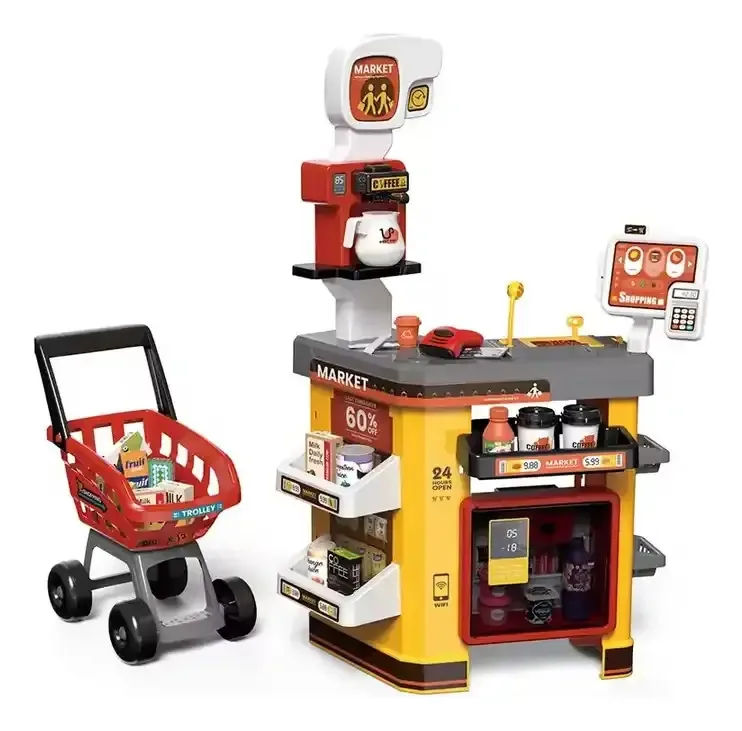Super brinquedo com carrinho e caixa de leitura