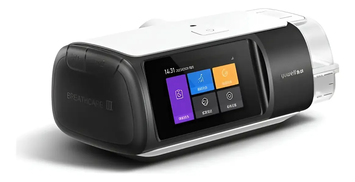 Conectividade automática Cpap 4g com máscara Yuwell YH680b