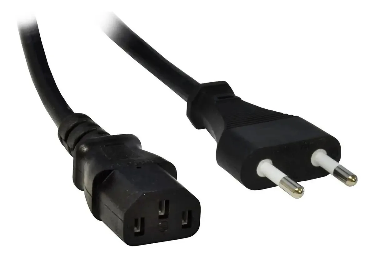 Cabo de alimentação para PC até 220v tipo C13 Color Power C13-pc
