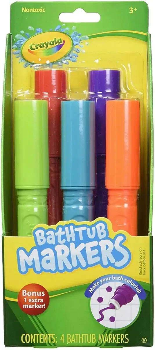 Marcadores de banho Crayola, cores