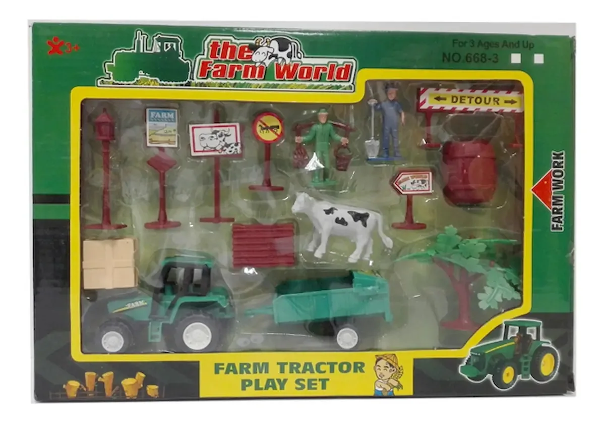 Conjunto de fazenda com acessórios 31cm
