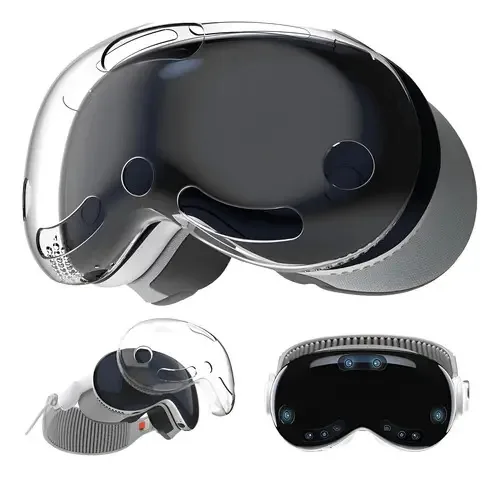 Estojo transparente para lentes de realidade virtual Vision Pro