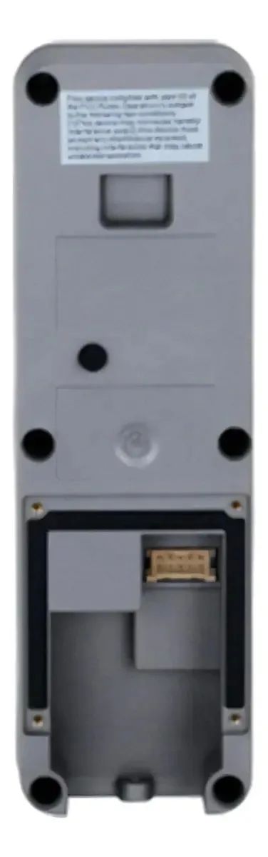 Frente de rua para vídeo, porta, telefone, câmera IP, 2 MP, áudio bidirecional, cor prateada