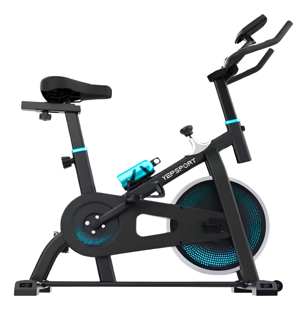 Bicicleta giratória preta Yep2010 Highfit