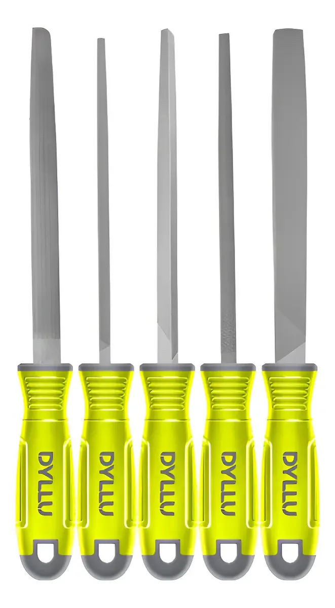 Conjunto de 5 arquivos manuais de aço Dyllu de 8 polegadas Dtsf2405