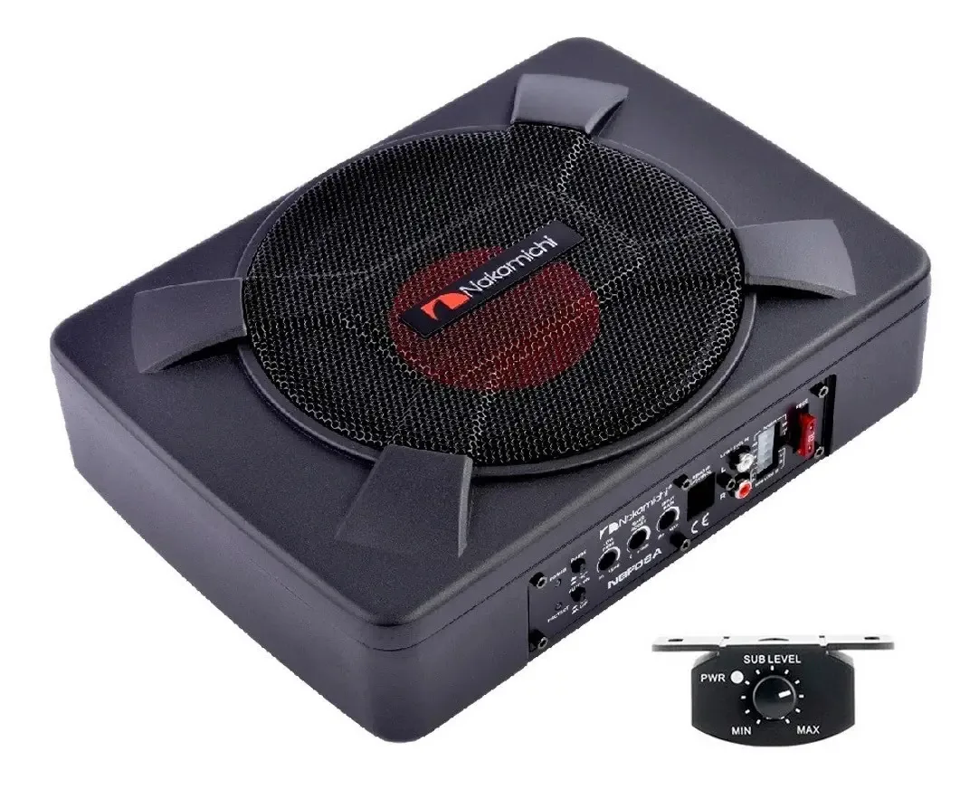 Caixa Amplificada Nakamichi Nbf08a 8 '' Japonesa Slim 80wrms