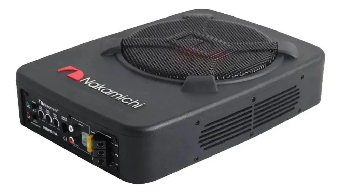 Caixa Amplificada Nakamichi 8 Polegadas NBF8.1A Para Carro