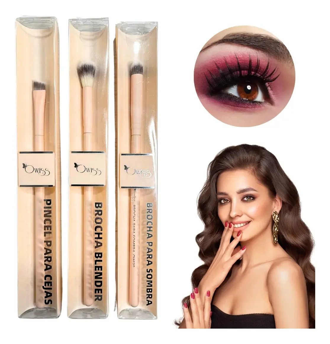 Pincel DD2 Pincéis e pincéis Pincéis e pincéis pincel para sombras