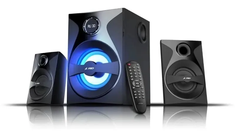 Alto-falante de home theater 2.1 Slot F380x Bluetooth Usb