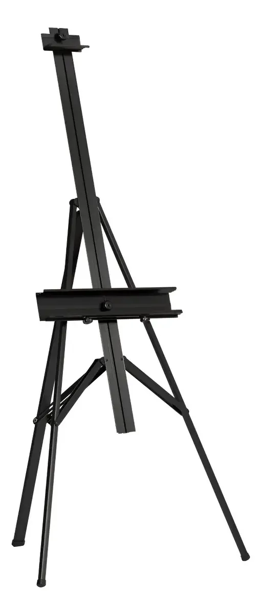 Cavalete Artístico Sinoart Alumínio Preto Ajustável 155,5cm