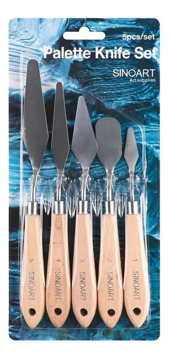 Kit Espatula Pintura Artistica 5un