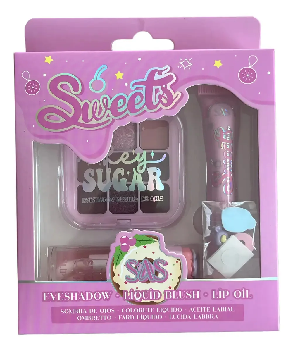 Conjunto de maquiagem Sas Sweets