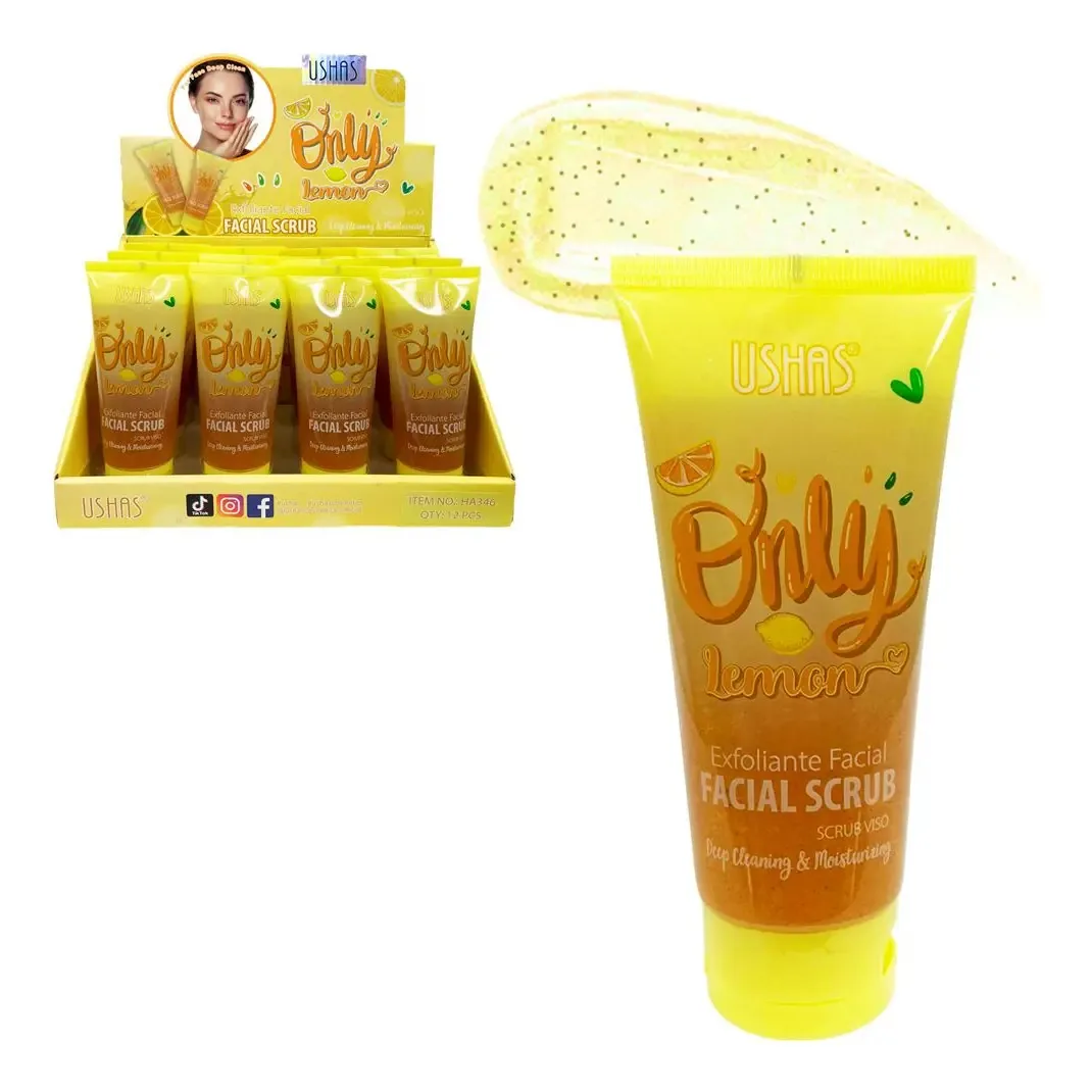Esfoliante facial Ushas Display 12 unidades