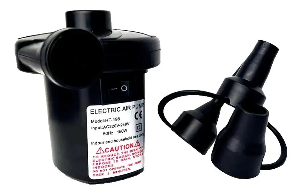 Bomba de ar elétrica para cama de ar, piscina inflável