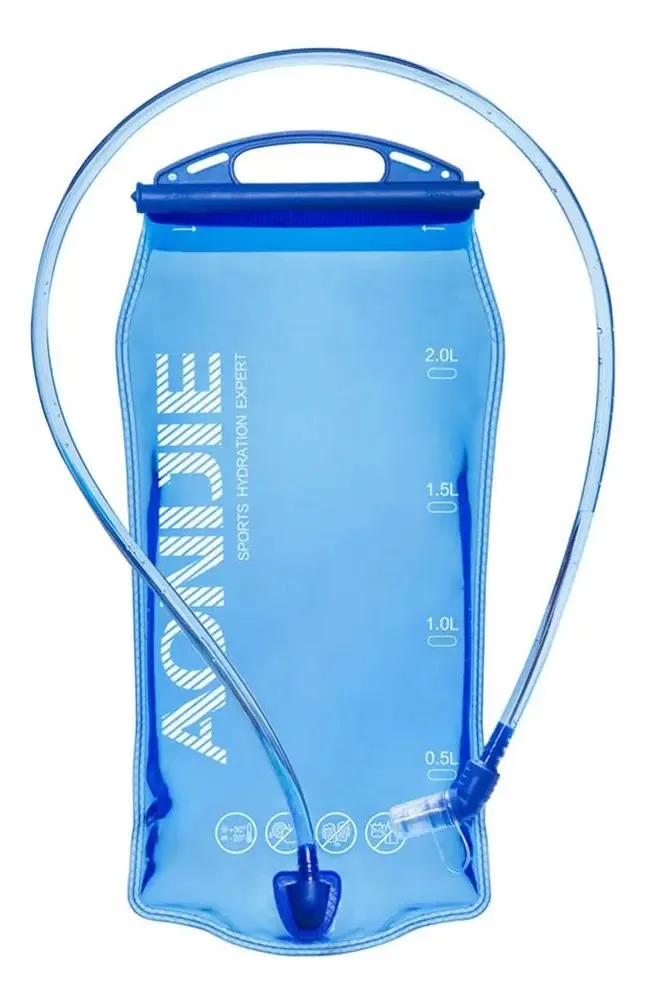 Bolsa de hidratação para caminhada e corrida de 2 litros para mochila