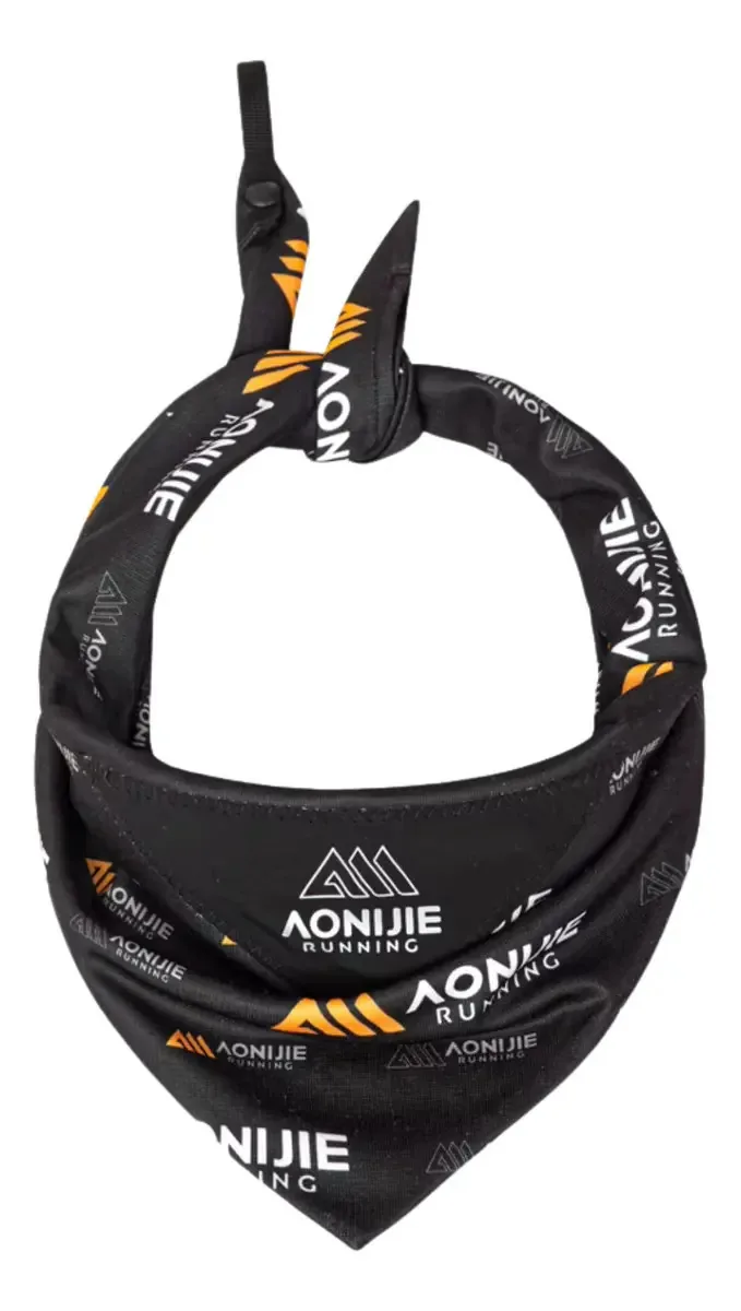 Lenço esportivo Aonijie Black Bandana Ice Cover