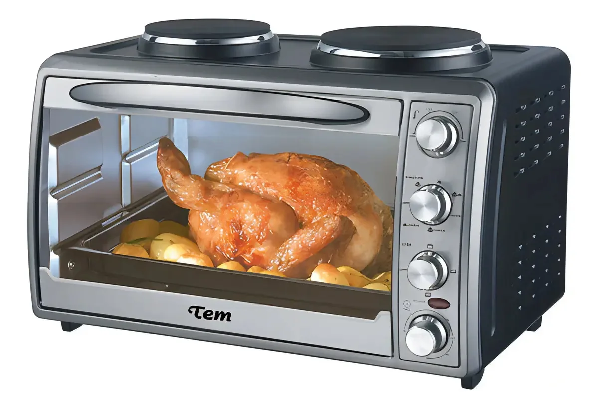 Forno elétrico Tem de 2 queimadores