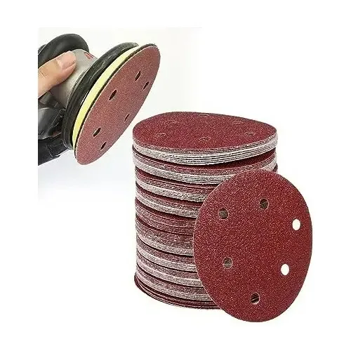 Disco de lixamento de polimento de 50 metais 115 mm com grãos de velcro, cor de grão de polimento - 40 - Ljv440