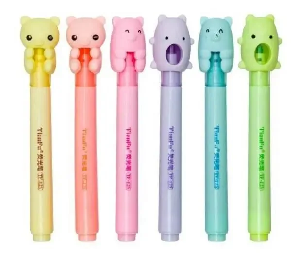 Kit Marca Texto Diy Tons Pastéis 6 Cores Tf-125