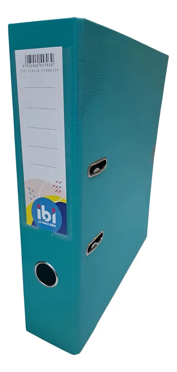 Bibliorato A4 - Cores turquesas