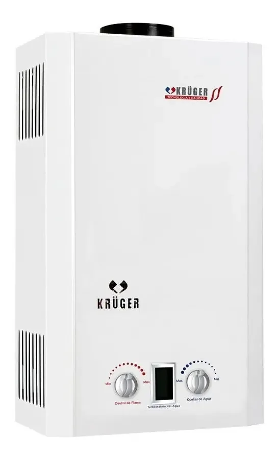 Calentador De Agua Krüger Instantaneo 10 Lts/min