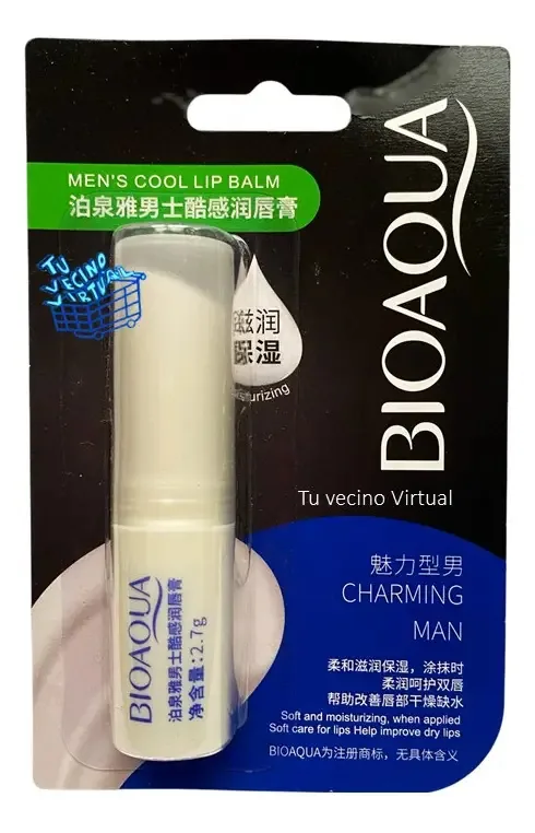 Bioaqua Bálsamo Labial Masculino