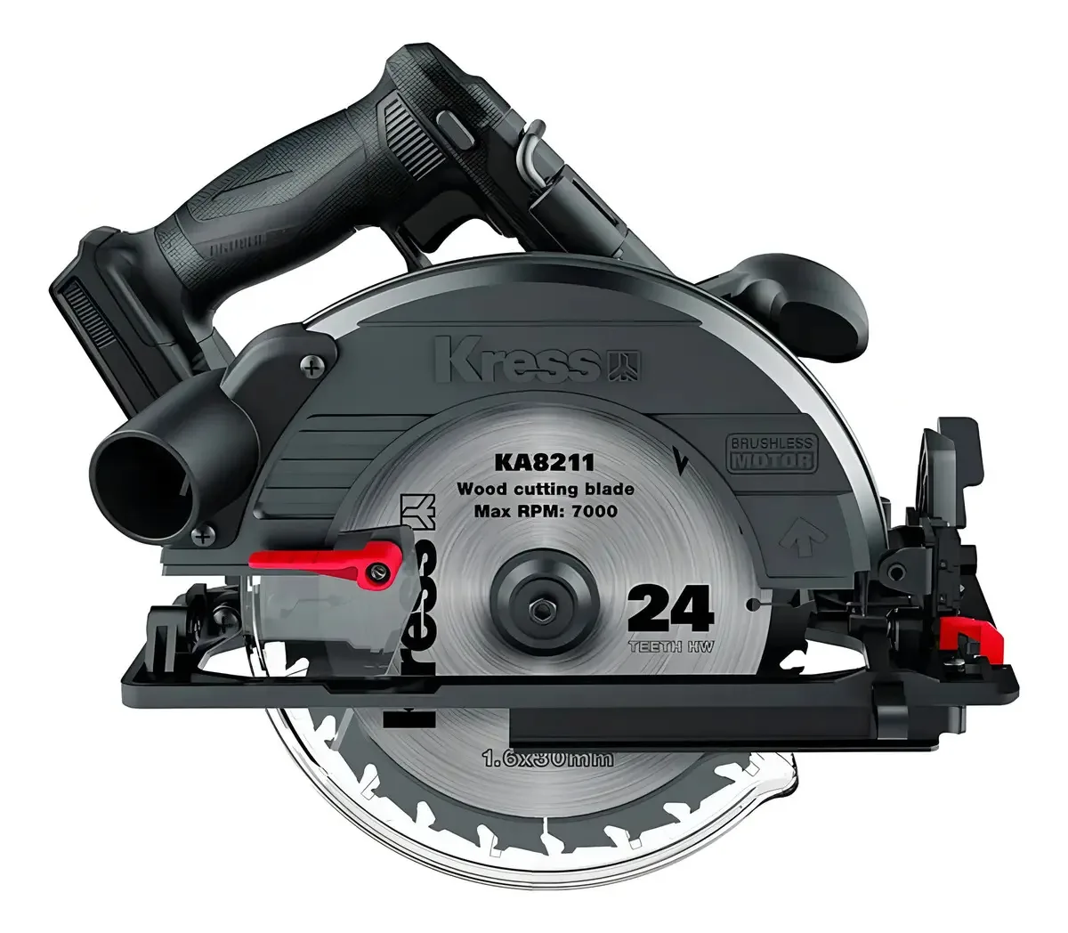 Serra Circular Brushless 20v 185mm Kue15.9 - Kress Cor Geral
