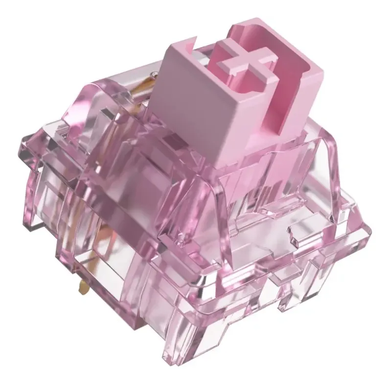 Conjunto De Switches Akko Linear Jelly Pink 45 Switches