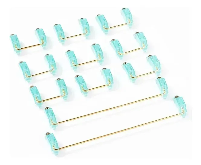 Conjunto De Switches Akko Screw-in Stabelizer Tiffany Blue