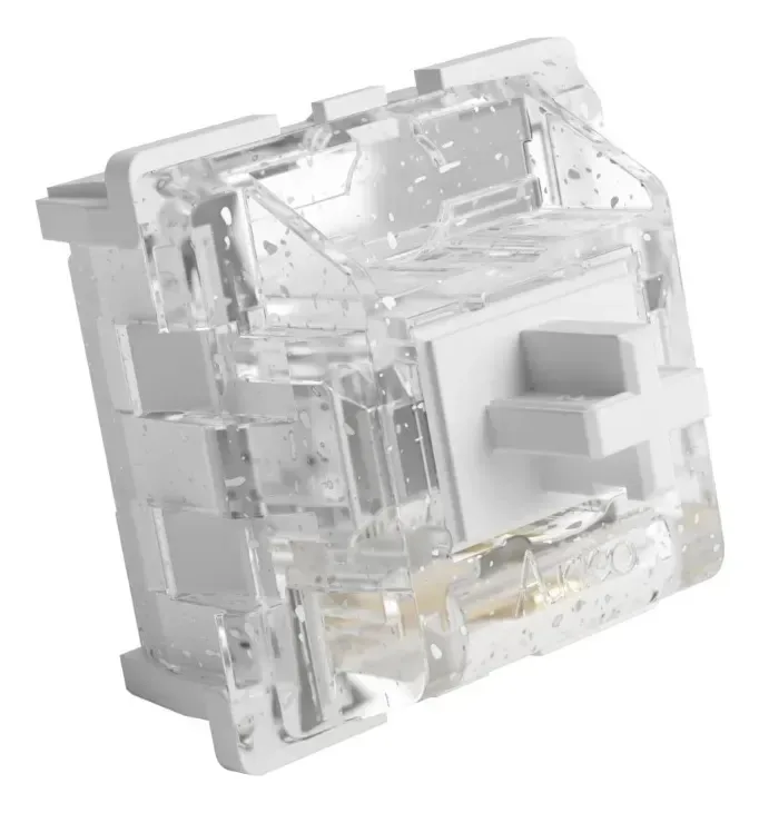 Conjunto De Switches Akko Linear Wine White Branco