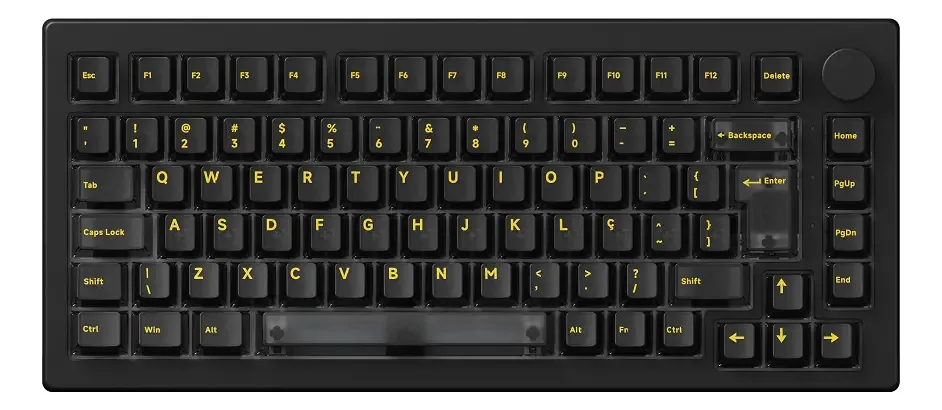 Teclado Mecânico Akko 5075 ABNT2 RGB Switch V3 Retroiluminação