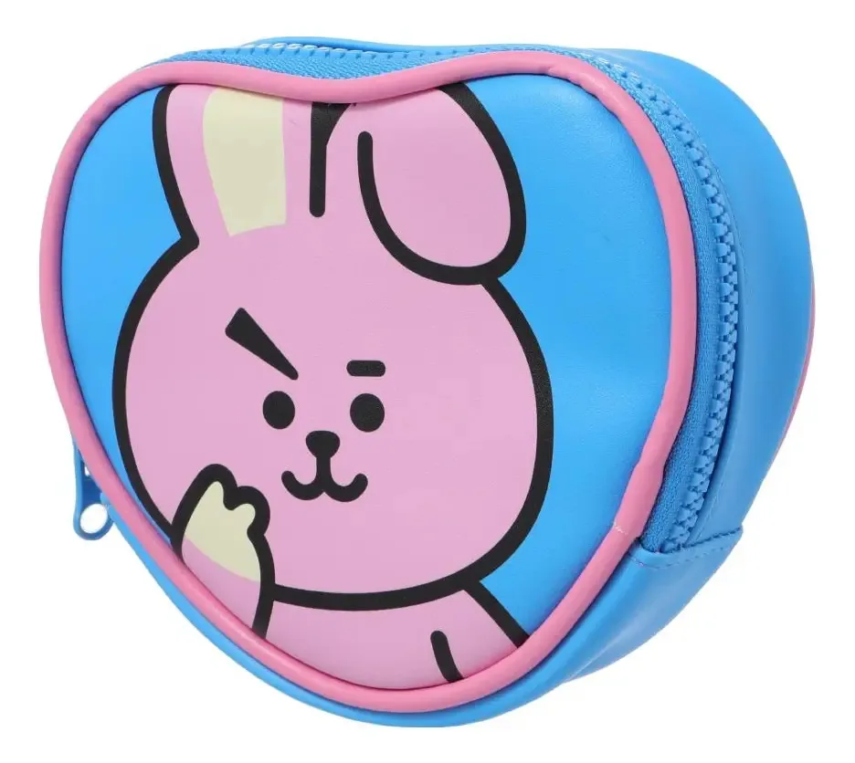 Carteira Bt21 (biscoito) rosa
