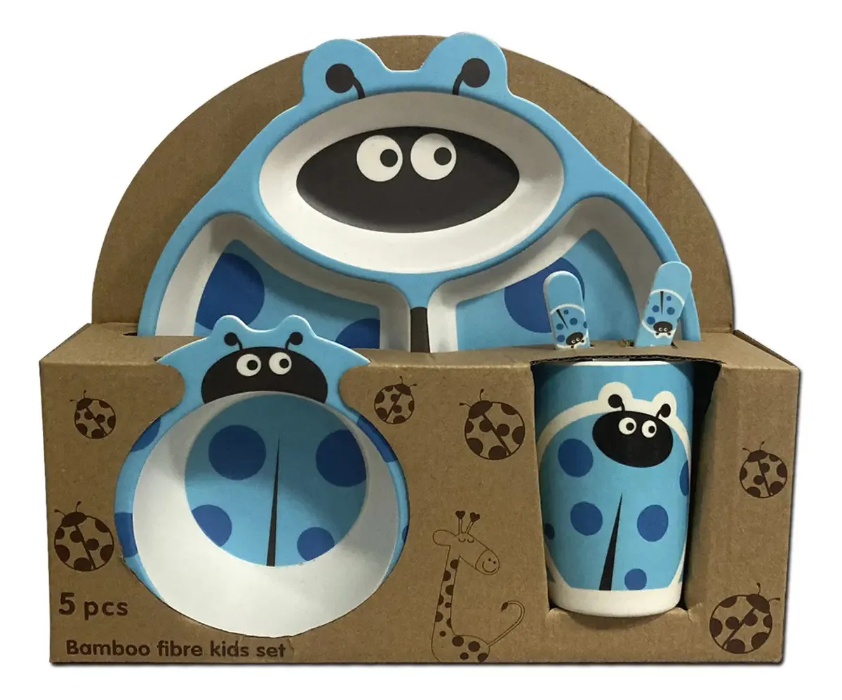 Pratos para crianças, copo e talheres Animals Pettish Online