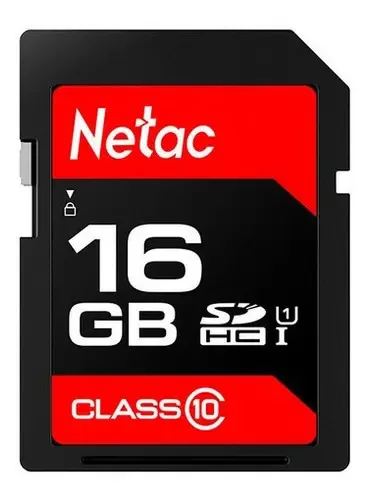 Cartão De Memória Netac 16gb Sdhc 100mb/s