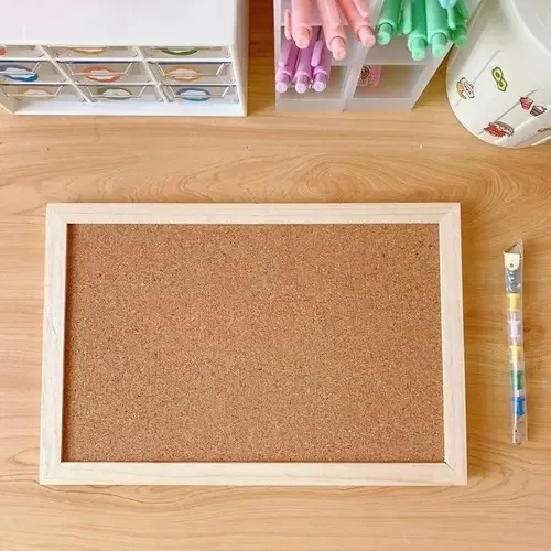 Kit de instalação de parede de placas de cortiça 50x70cm