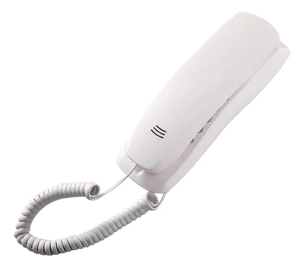 Telefones de parede Bdcakeudg para linha fixa - telefones fixos, telefone com fio para idosos, telefones fixos, recepção de escritório doméstico de alcance imbatível (branca)