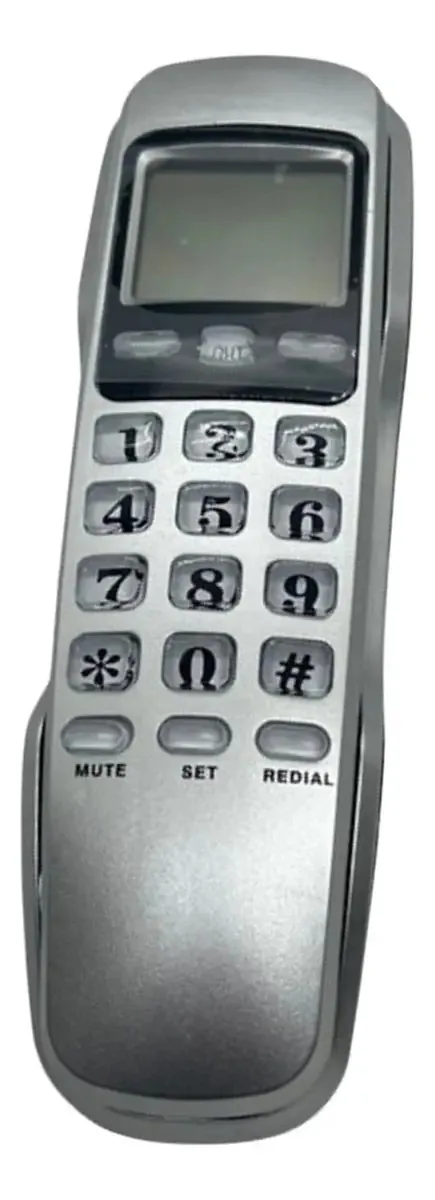 Bdcakeudg Telefones Fixos - Telefones de Parede com Botões Grandes para Telefones Fixos, Som Claro para o Ouvido, Assistência de Áudio, Recepção, Escritório em Casa, Telefones Fixos(prata)