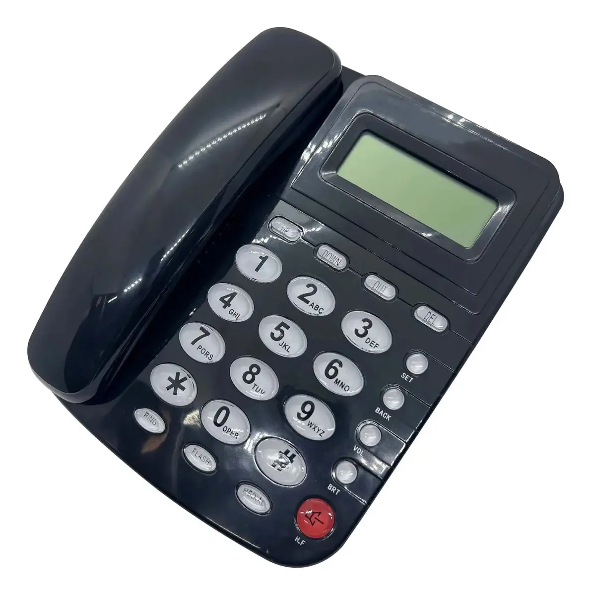 Bdcakeudg Telefones Fixos - Telefones Com Fio - Telefones De Mesa, Controle De Volume Com Alto-falante Para Pessoas Idosas Telefones Para Crianças, Recepção Em Casa, Escritório, Chamadas Futuras