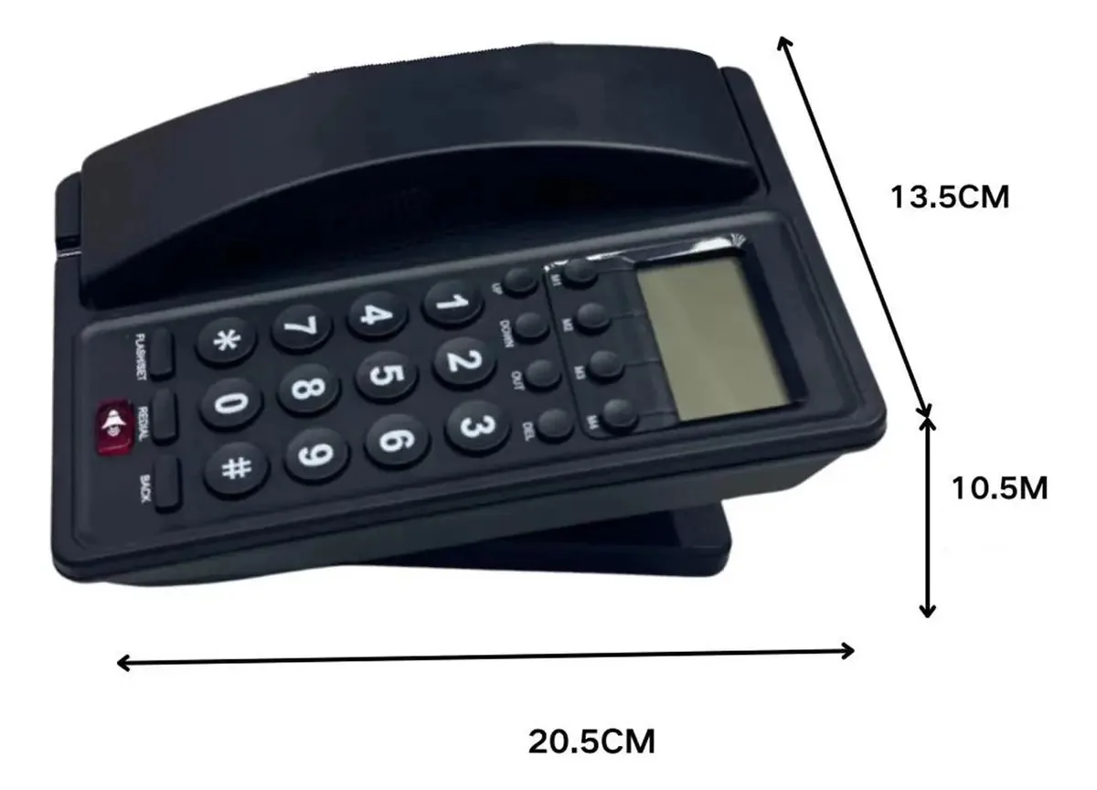 Telefones Fixos - Telefones Para Idosos Telefones Para Idosos Som Claro No Ouvido Design Retrô Clássico Com Viva-Voz Telefone Com Fio Para Recepção Em Casa Ou Escritório(branco)