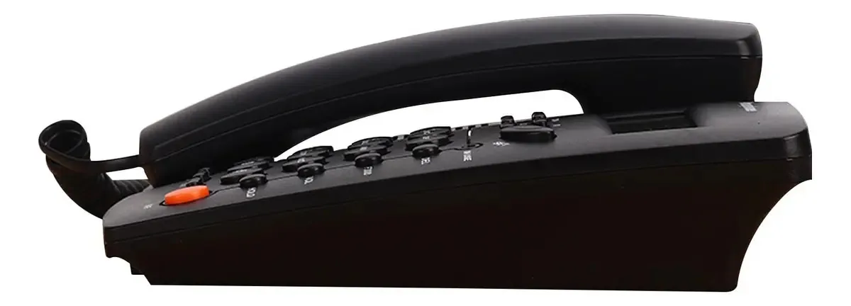 Bdcakeudg Telefone Fixo - Telefone Com Fio - Telefones De Parede Para Telefones Fixos, Telefone Com Identificador De Chamadas E Tela De Alto Contraste De Fácil Leitura, Com Viva-voz
