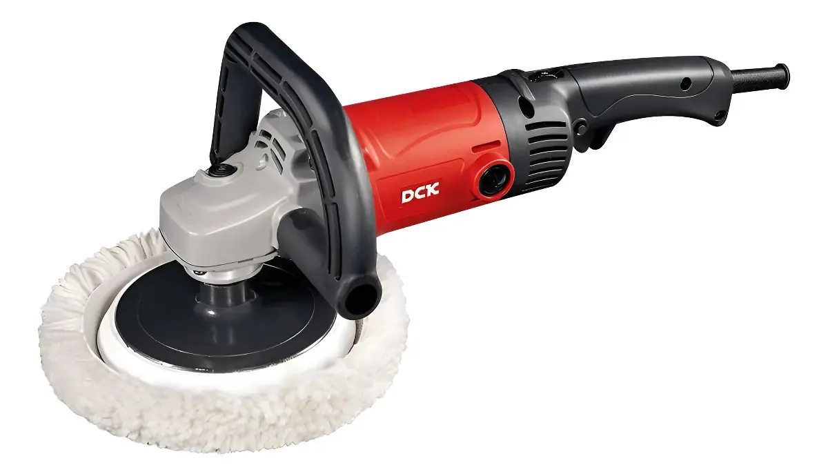 Polidor de pau e polidor 1400w 690-3800 rpm M14 5/8 + R. Lã vermelha/preta