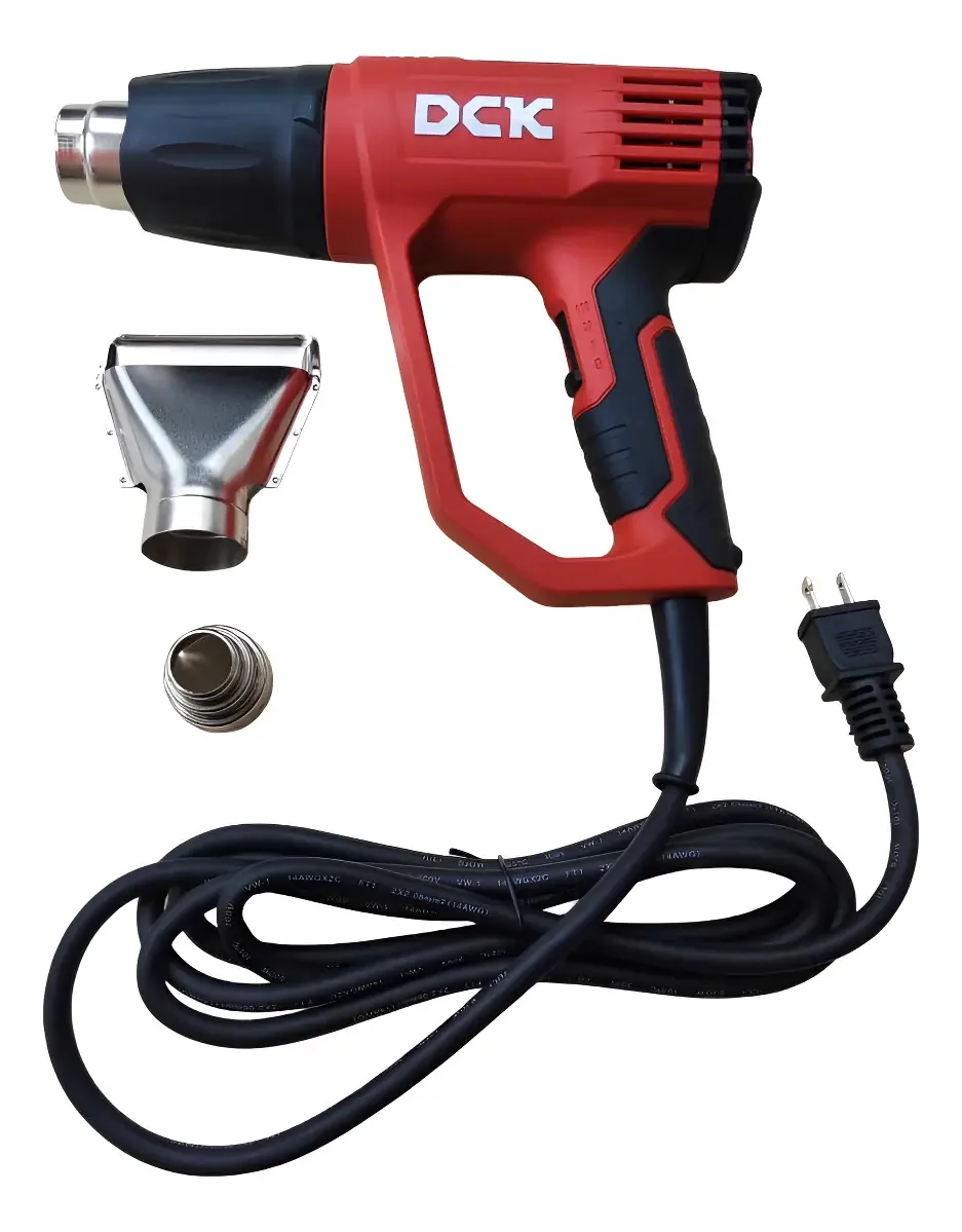 Pistola de calor 1600w 50-550°C Dck Red