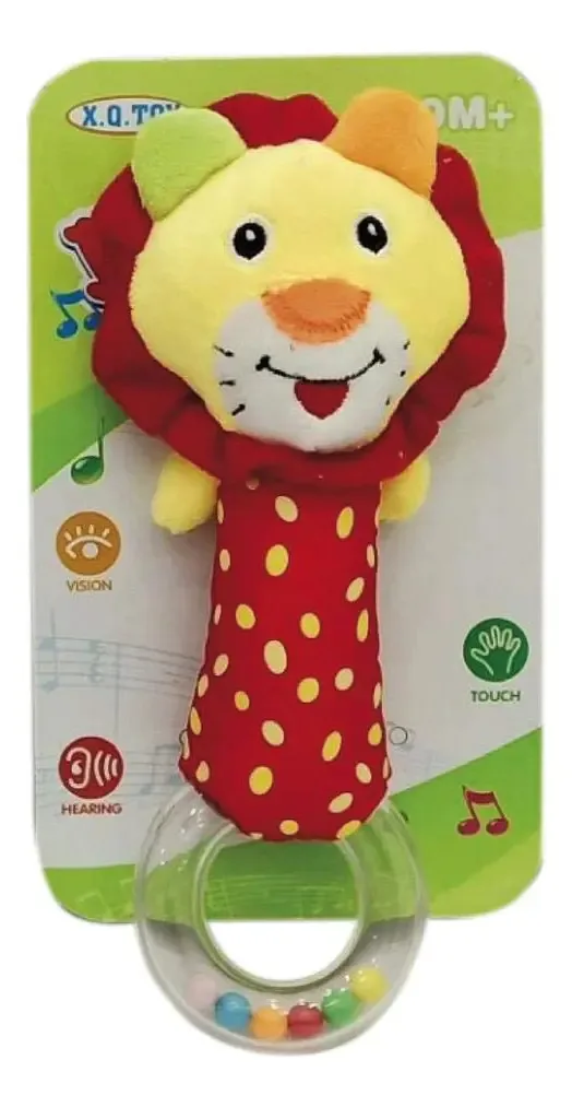 Animais de pelúcia Baby Rattle com aro