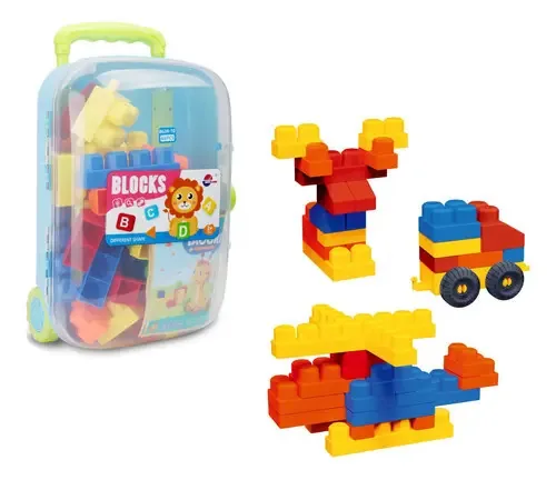 Blocos X46: peças grandes, em bolsa