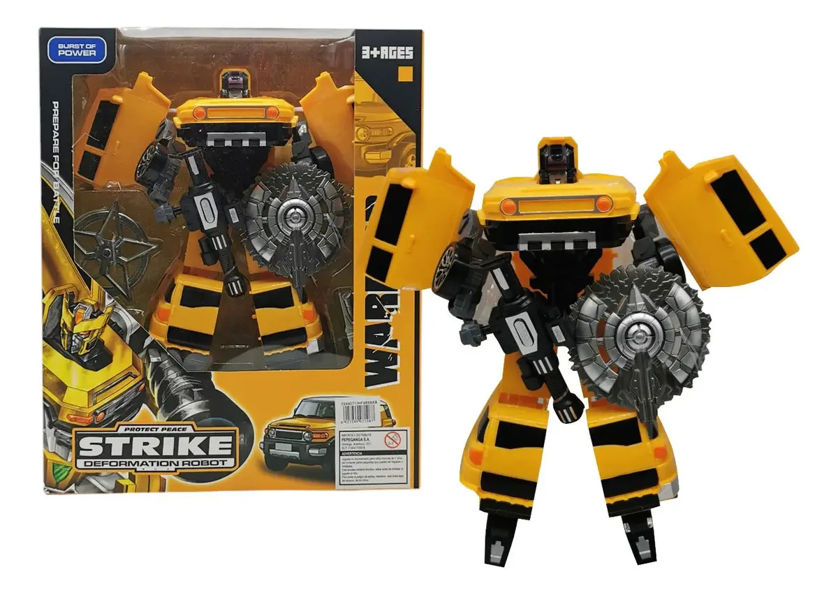 Brinquedo automático robótico com acessórios