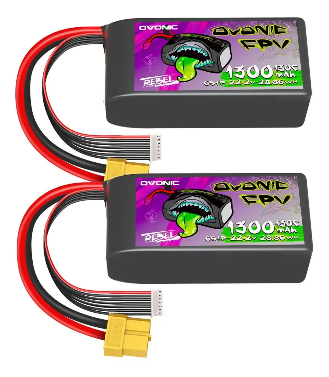 Bateria Lipo 1300mah 6s 22.2v Xt60 para drones