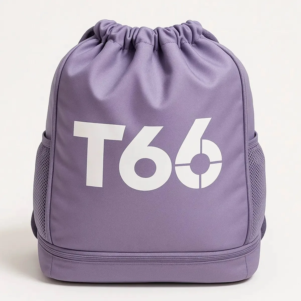 Mochila Saco Impermeável Violeta Com Bolso Para Academia e Viagem