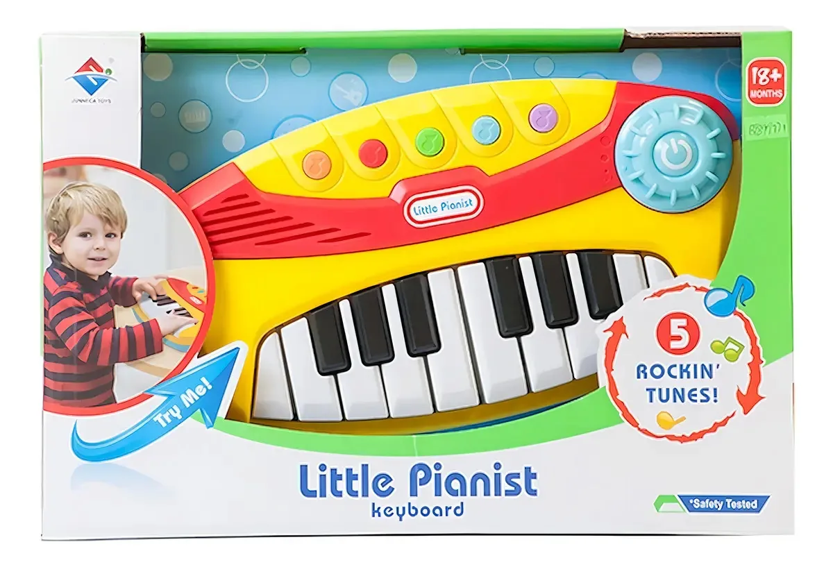 Órgão infantil Toyland com som amarelo