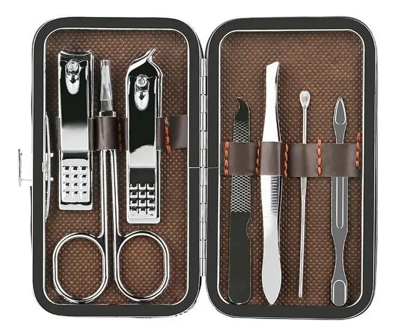 Kit Manicure No Estojo 7 Pecas
