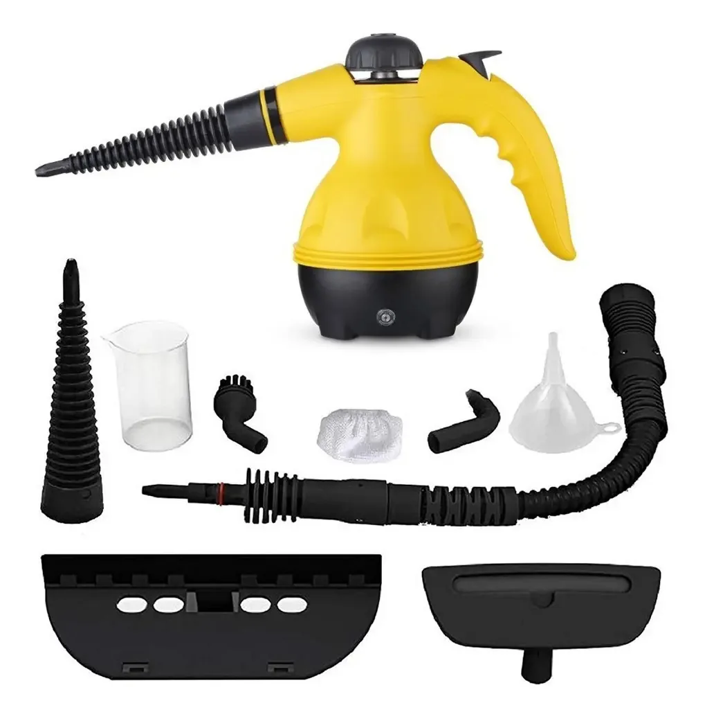 Kit de limpeza a vapor pressurizado de alta temperatura de 1050w. Limpador a vapor Pistola de limpeza automotiva portátil para percevejos em altas temperaturas para superfícies